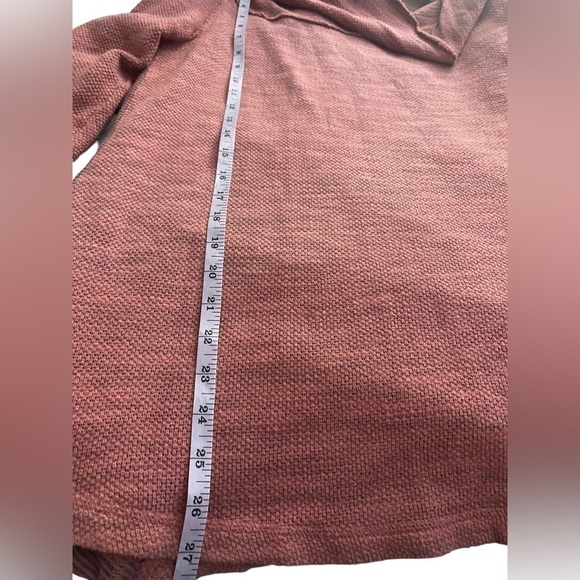 Soft Surroundings light knit embroidered owl neck sweater size Petite Large - Picture 7 of 8